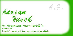 adrian husek business card